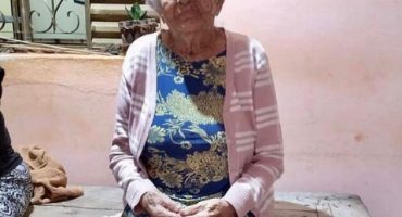 Dona São Pedro, 96 anos. Foto: Arquivo da família.