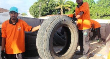Campanha de coleta de pneus faz parte da Semana do Meio Ambiente Foto: Ascom Semarh